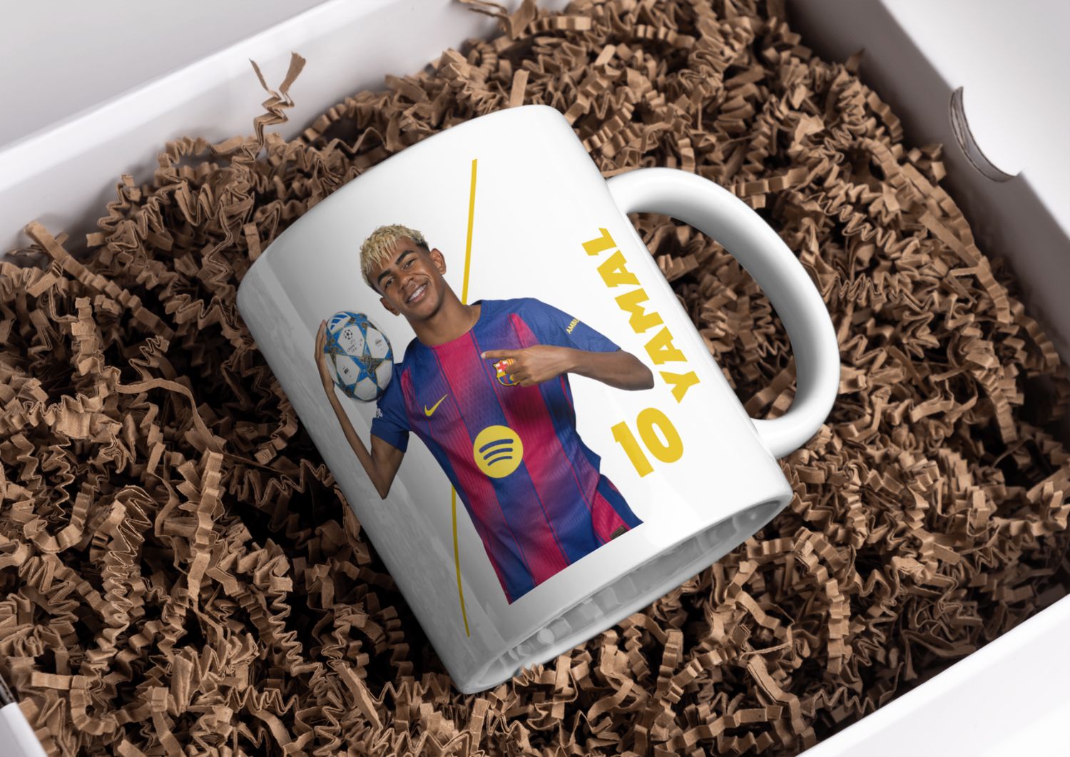 Barcelona FC Player Ceramic Mug – Personalised 11oz