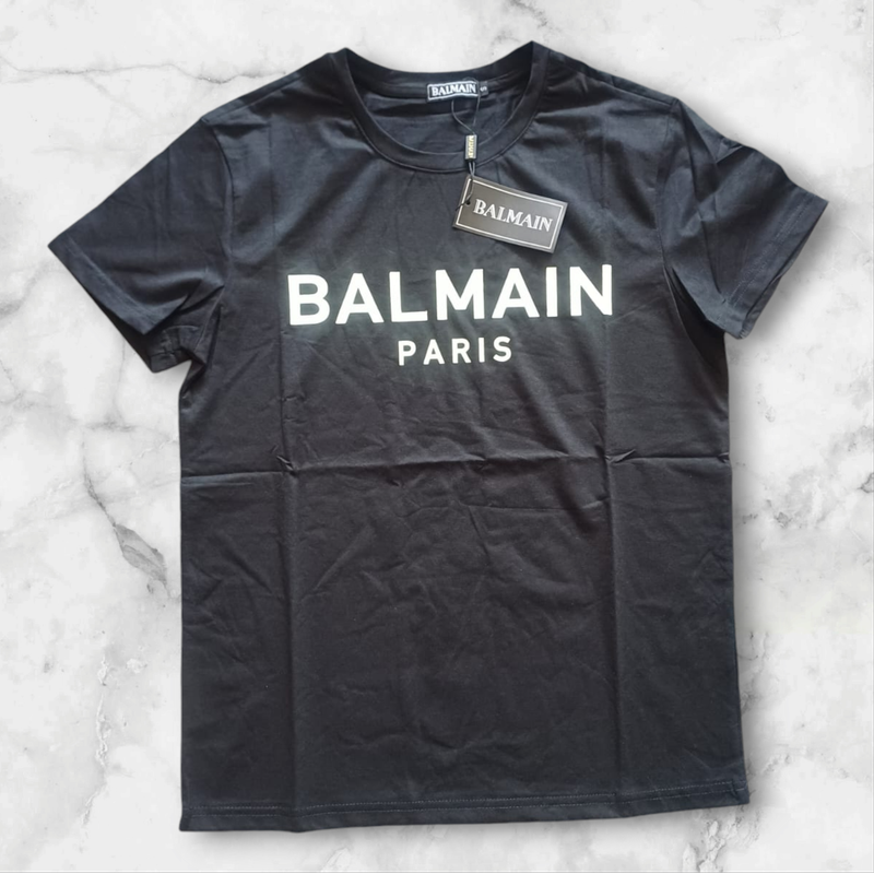 Balmain Paris T Shirt Black Medium