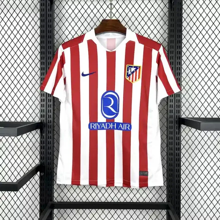 Atlético Madrid 2025/26 Home Kit Atlético Madrid 2025/26 Home Kit