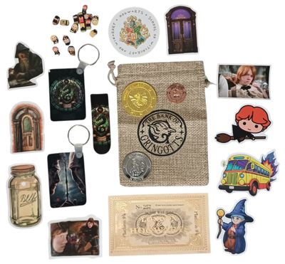 Harry Potter Slytherin Keyring &amp; Collectibles Gift Set