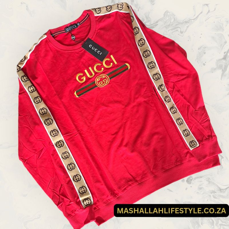 Gucci Embroidered Logo Sweat Top 2XL