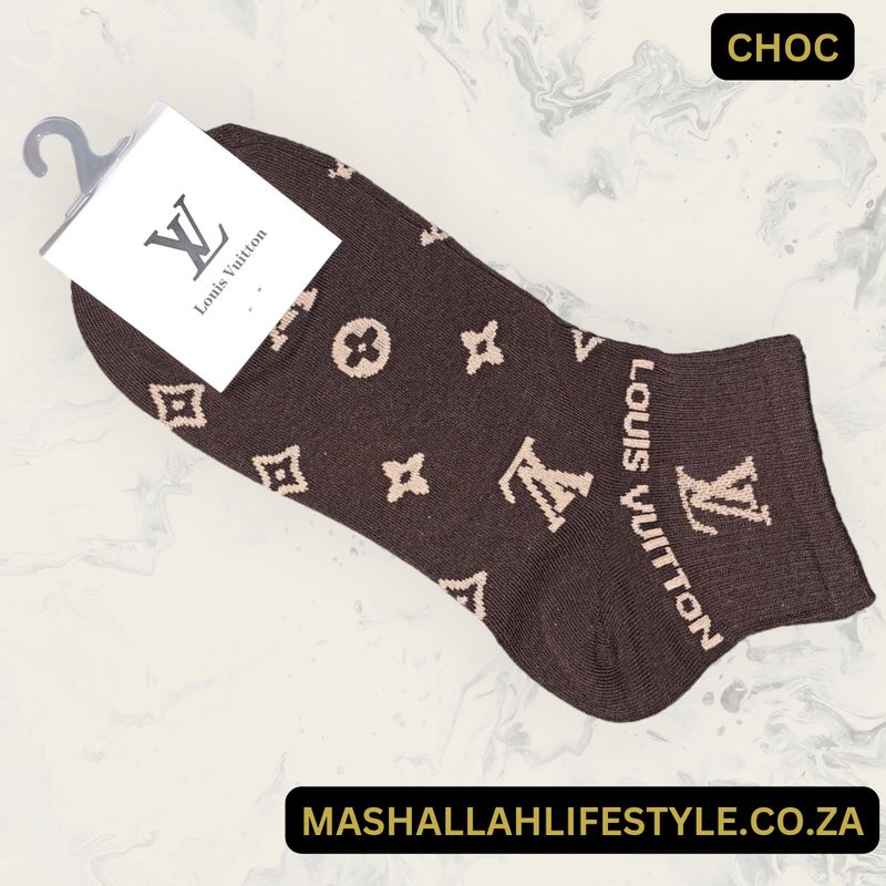 Louis Vuitton Ankle Socks _ Choc