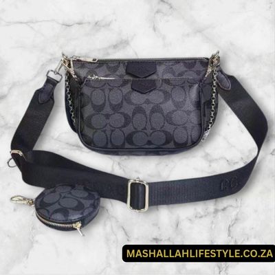 Coach Multi Pochette Black