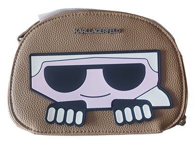 Karl Lagerfeld Hand Bag With Shoulder Strap Beige