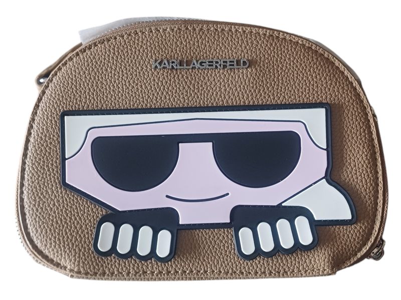 Karl Lagerfeld Hand Bag With Shoulder Strap Beige