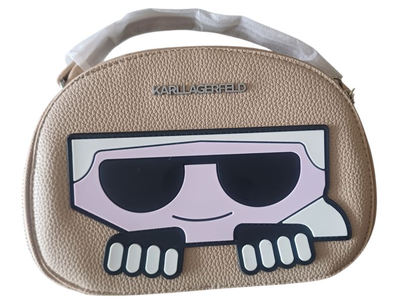 Karl Lagerfeld Hand Bag With Shoulder Strap Caramel