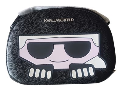 Karl Lagerfeld Hand Bag With Shoulder Strap Black