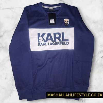 Karl Lagerfeld Sweat Top Navy Small