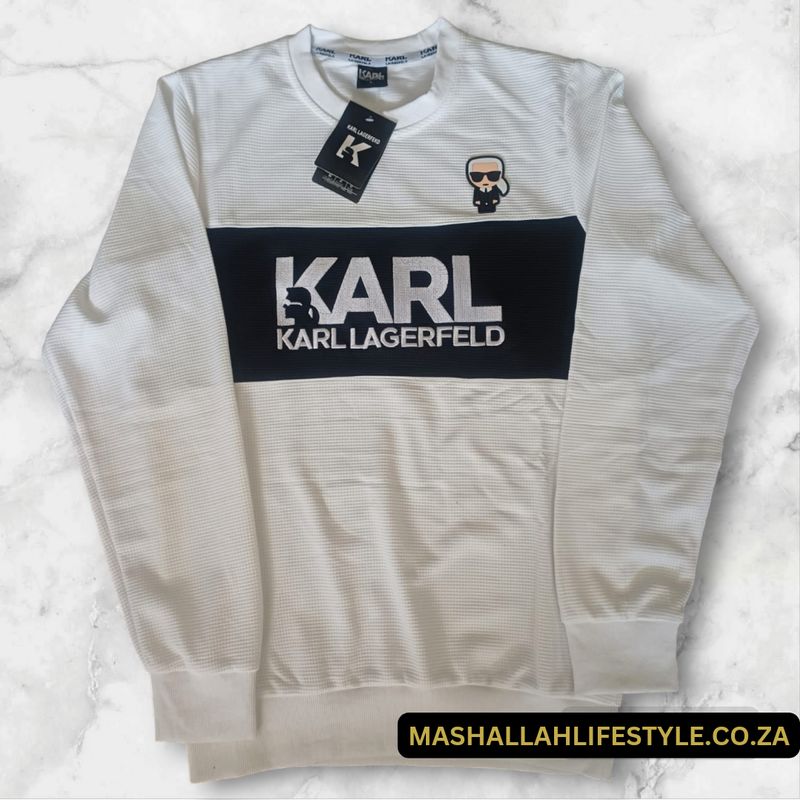 Karl Lagerfeld Sweat Top White Medium