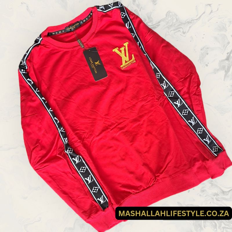 Louis Vuitton LV Embroidered Sweat Top Large