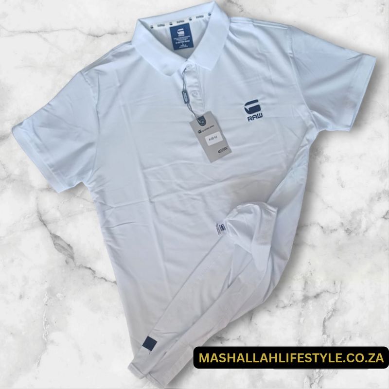 G-Star Raw Polo / Golf Shirt White Medium G-Star Raw Polo / Golf Shirt White Medium