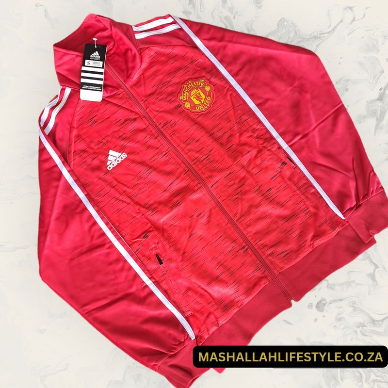 Manchester United Red ZIP-UP Jacket _ SMALL
