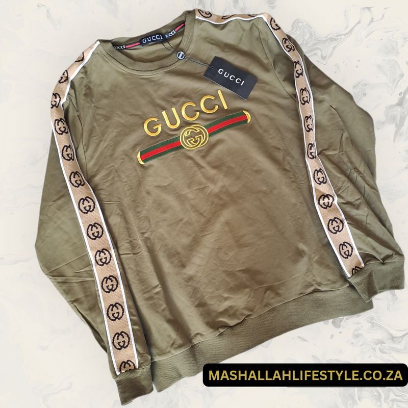 Gucci Embroidered Logo Sweat Top 3XL