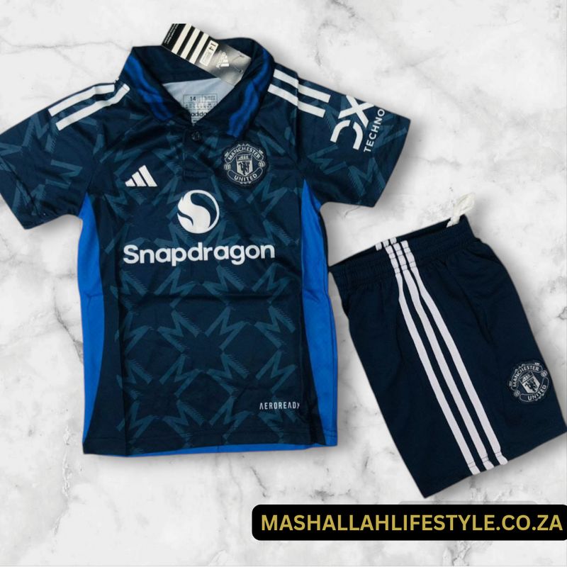 Manchester United Away Kit 24 / 25 Fernandes ( 2 Pieces , Kids )