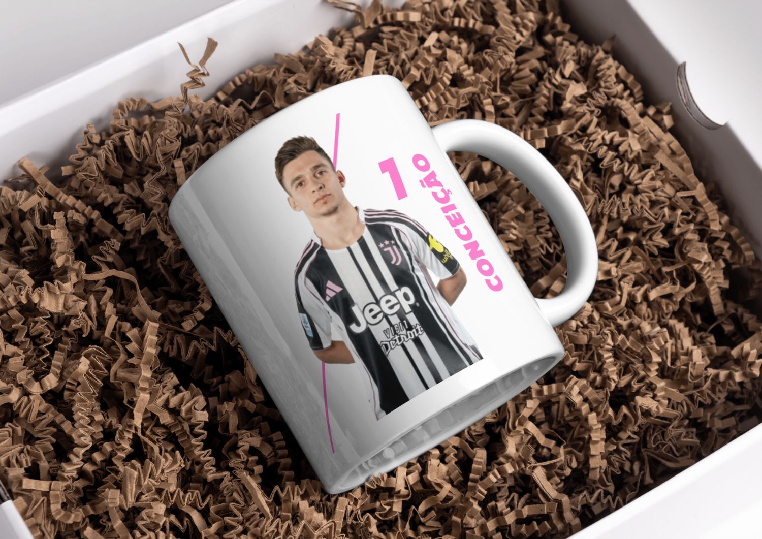 Juventus FC Player Ceramic Mug – Personalised 11oz