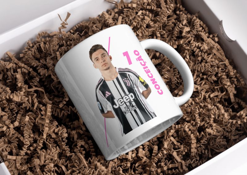 Juventus FC Player Ceramic Mug – Personalised 11oz
