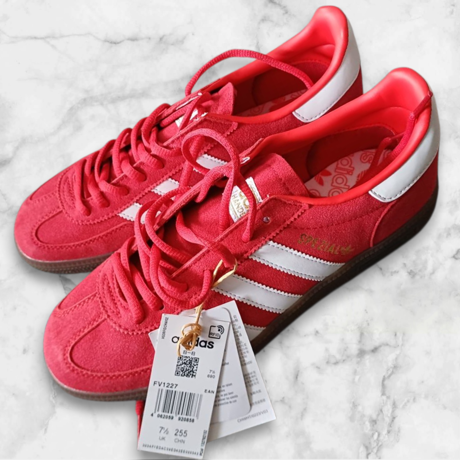 Adidas Handball Spezial Sneakers – Red (UK 7.5)