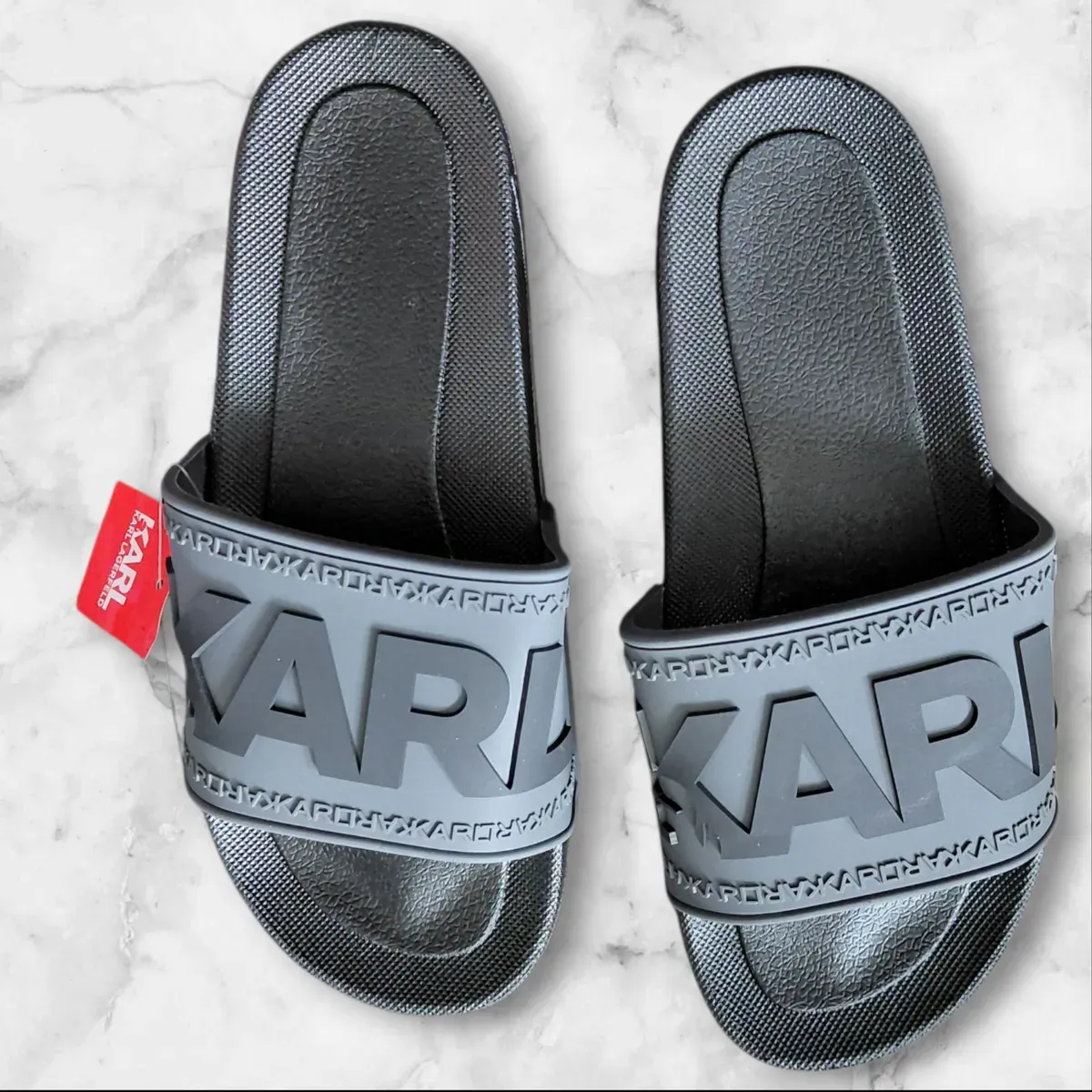 Karl Lagerfeld Pool Slides – Unisex Designer Slides _ EU 42