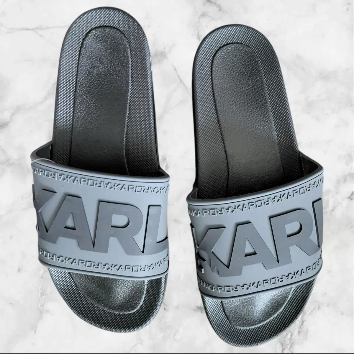 Karl Lagerfeld Pool Slides – Unisex Designer Slides _ EU 44