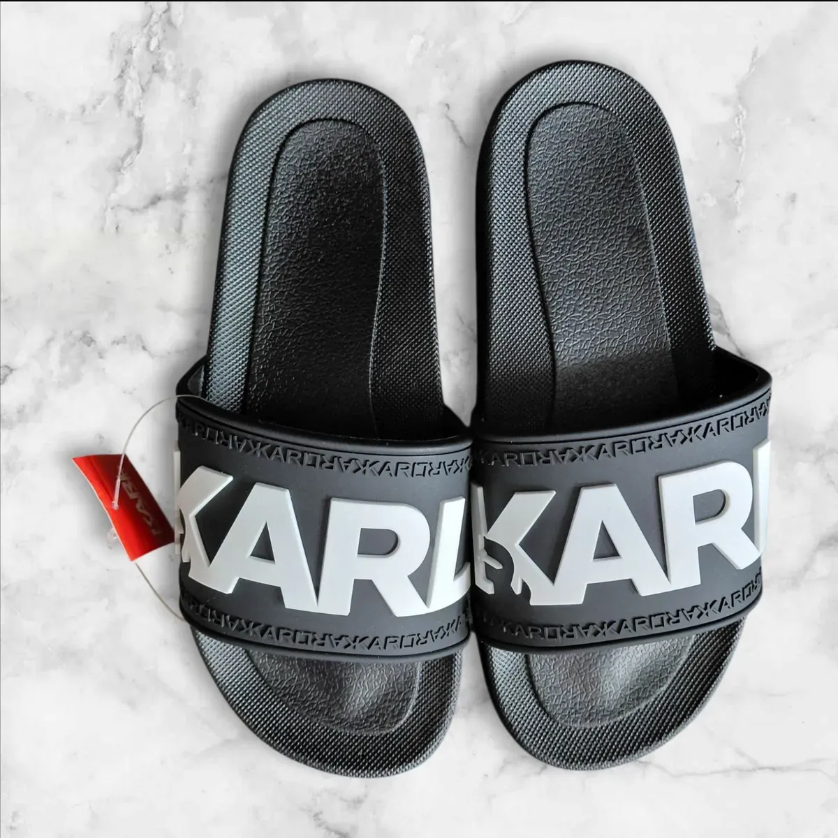 Karl Lagerfeld Pool Slides – Unisex Designer Slides _ EU 40