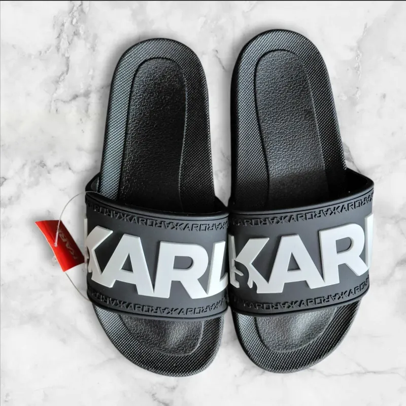 Karl Lagerfeld Pool Slides – Unisex Designer Slides _ EU 40