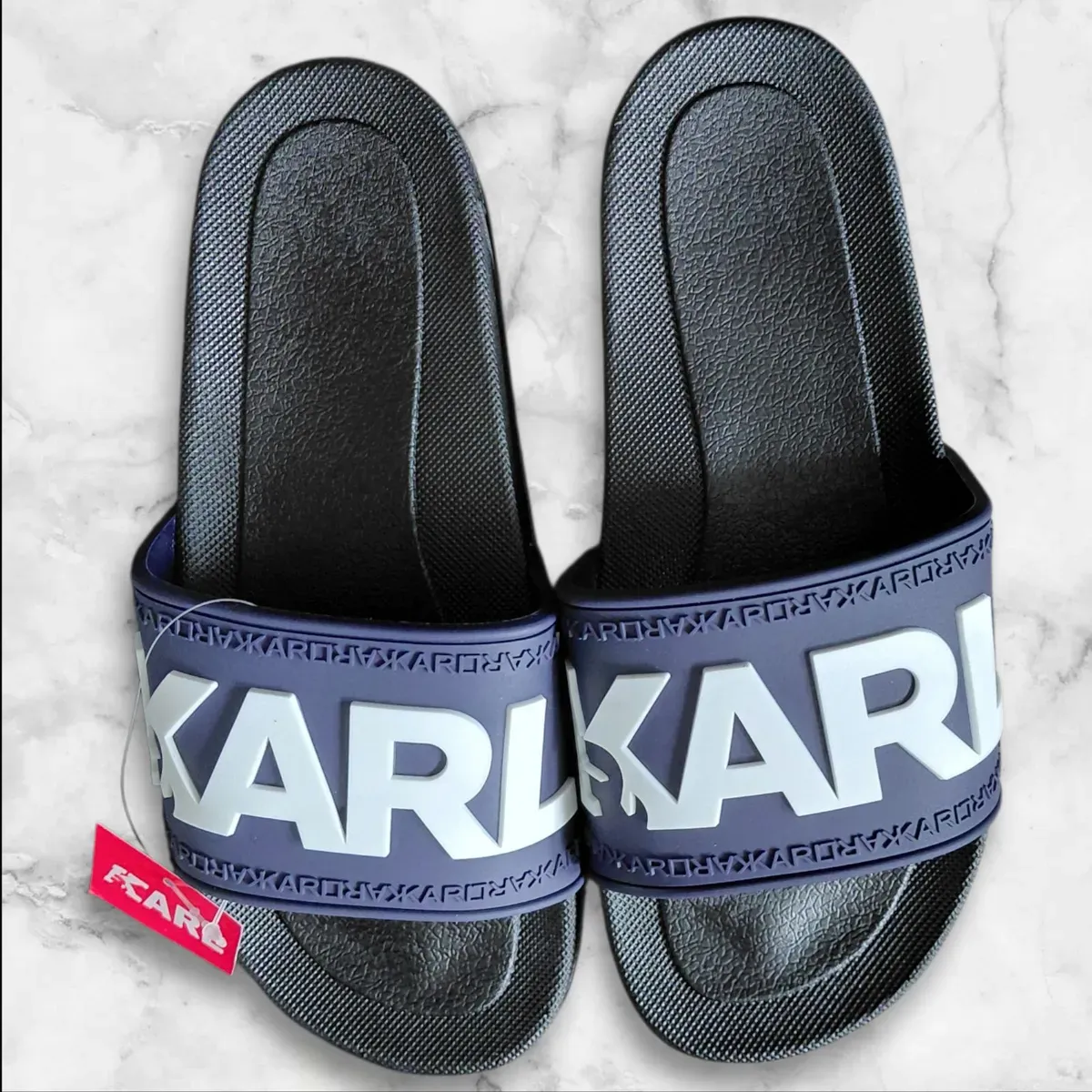 Karl Lagerfeld Pool Slides – Unisex Designer Slides _ EU 41