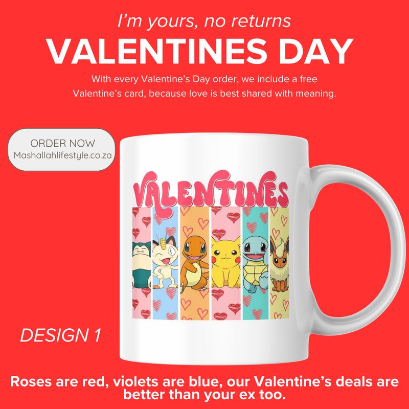 Valentine’s Day Pokémon Mug – 11oz Valentine’s Day Pokémon Mug – 11oz