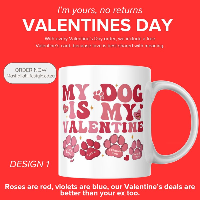 Valentine’s Day Puppy Paw Love Mug – 11oz Valentine’s Day Puppy Paw Love Mug – 11oz