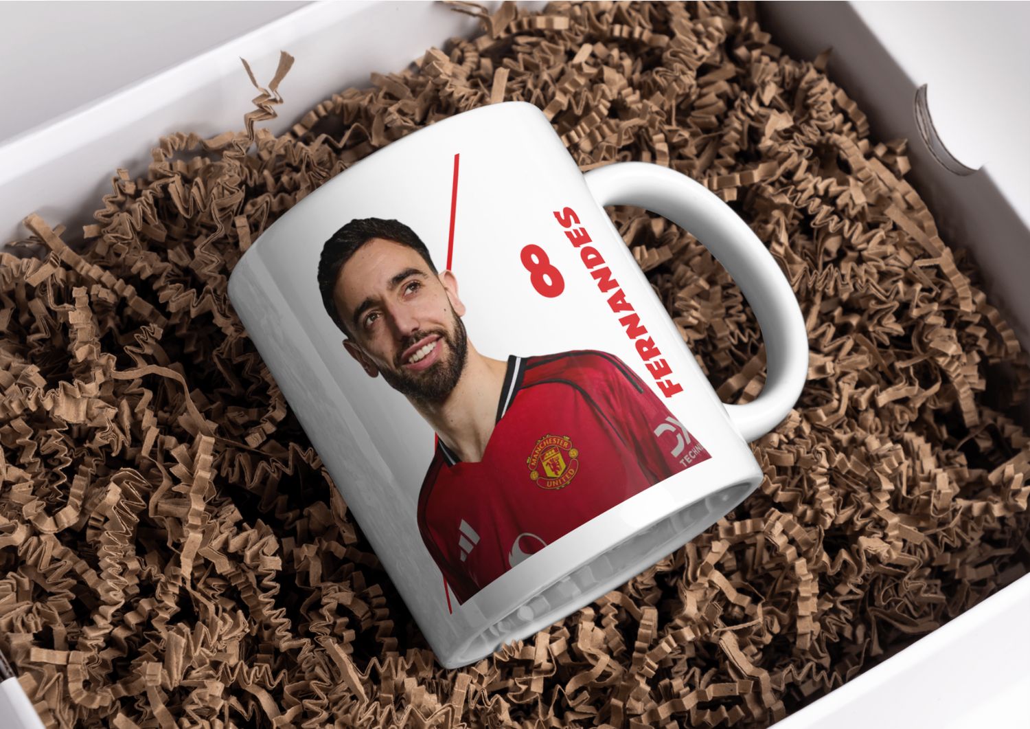 Manchester United FC Player Ceramic Mug – Personalised 11oz
