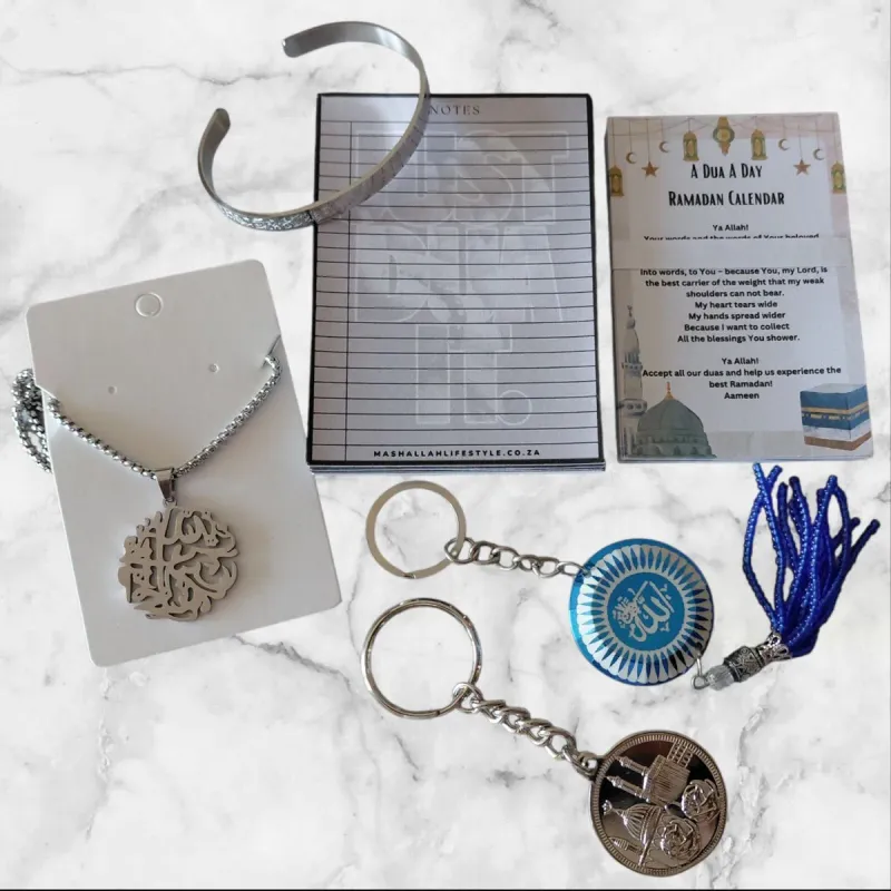 Islamic Gifting 6-Piece Set – Ayatul Kursi &amp; Daily Dua Collection (Gift Boxed)