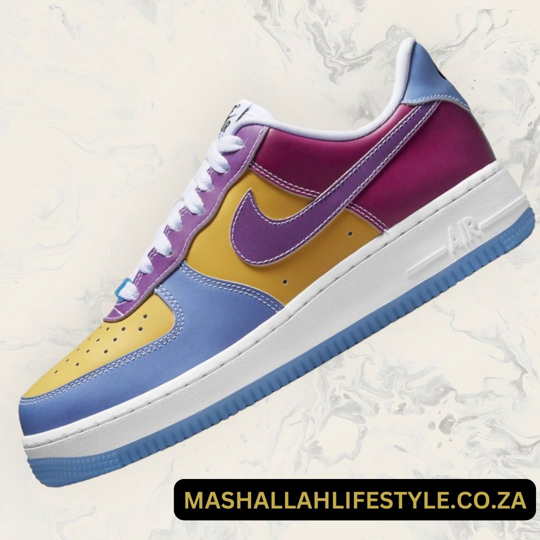 Nike Air force 1 Uv Reactive Colour Changing Sneakers UK6 39
