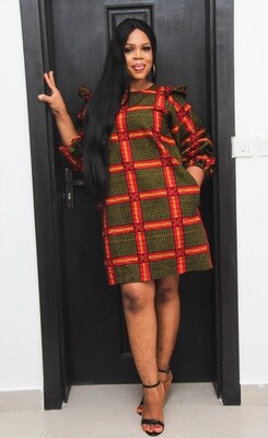 ABENA African Print Dress