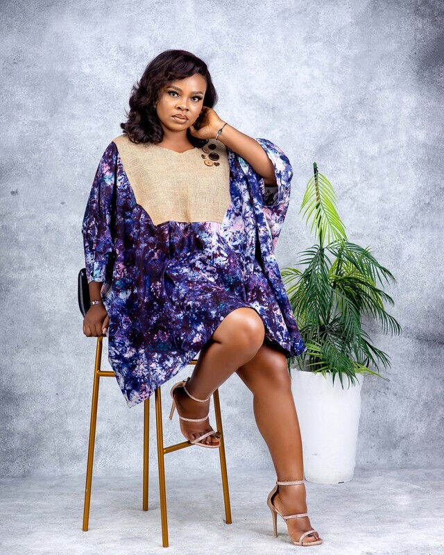 IRE Antique Mini Kaftan Dress