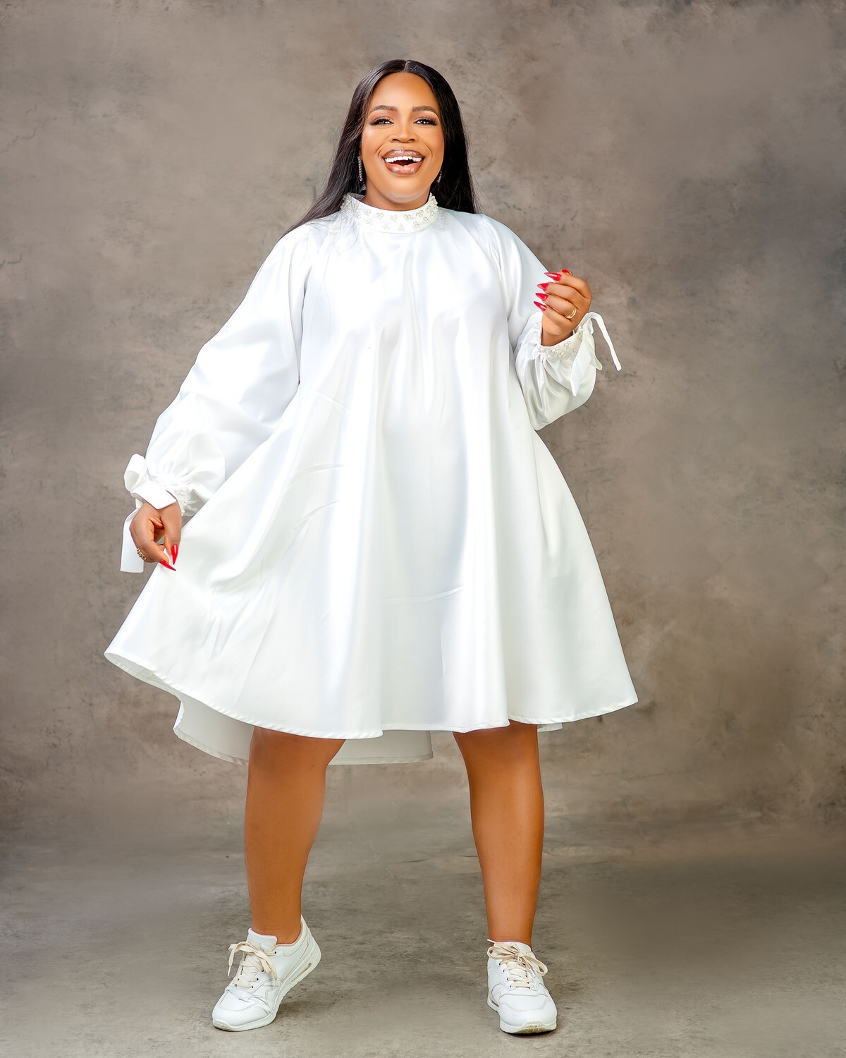 LUNA Dress in Ivory