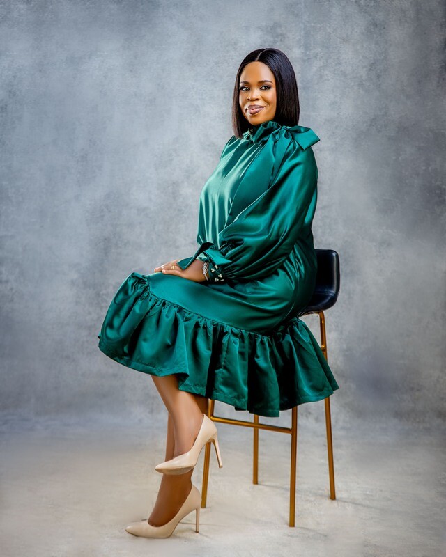 LETICIA Dress In Emerald Green