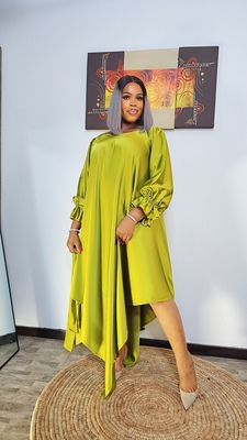 LISA Dress in Onion &amp; Olive