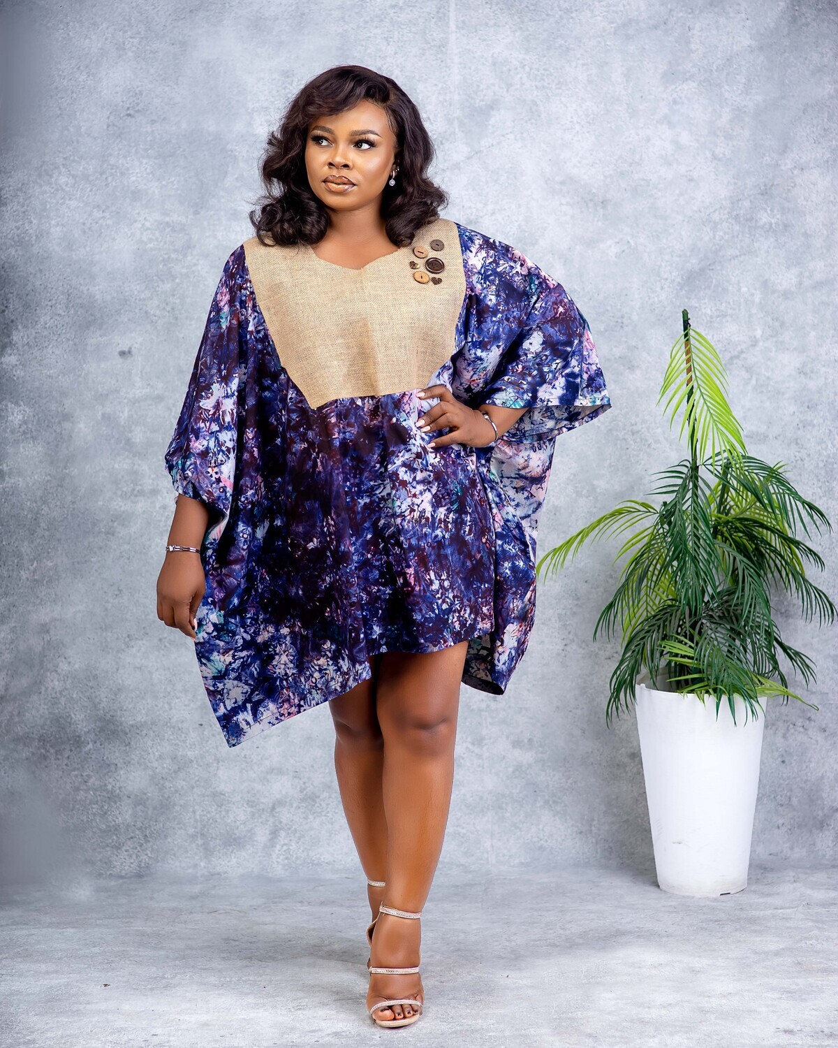 IRE Antique Mini Kaftan Dress
