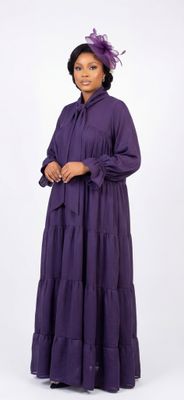 SHERRY Tiered Chiffon Dress