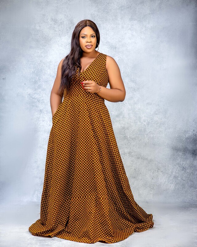 ULOAKU Ankara Maxi Dress