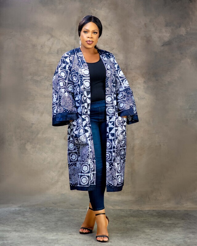 EWATOMI Adire Robe