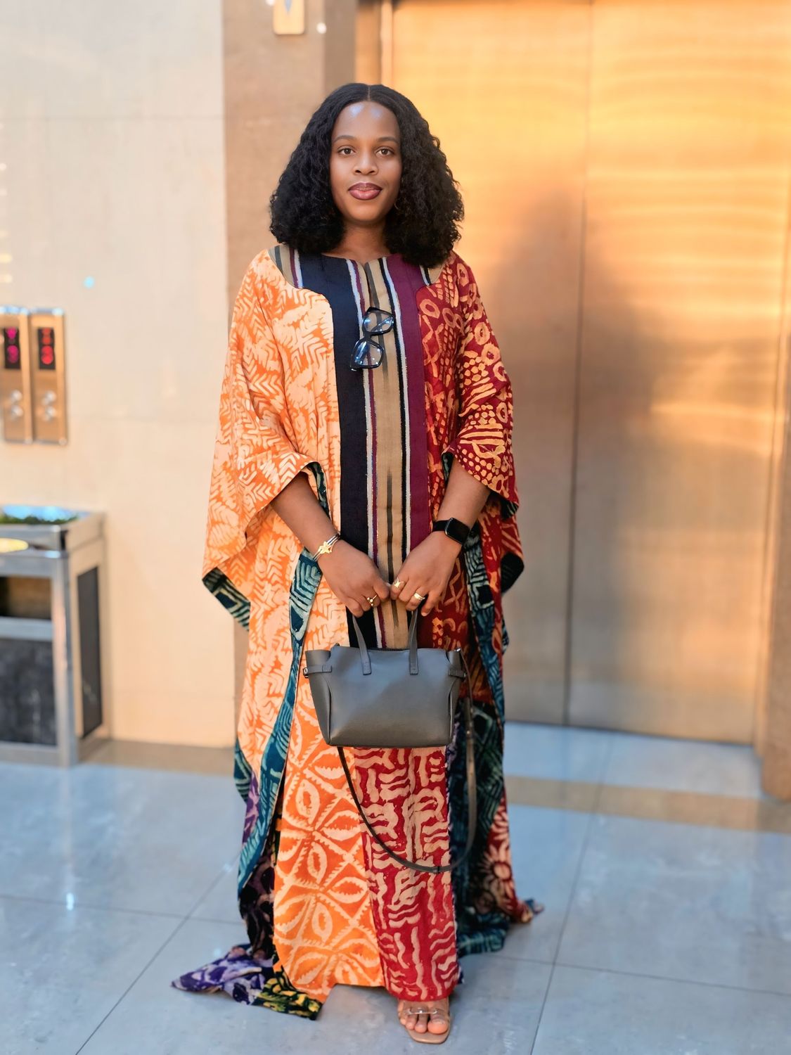 AISHA Adire Kaftan