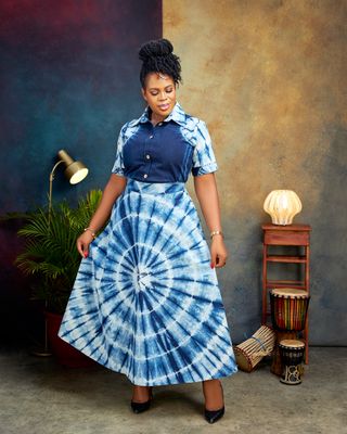 JELANI Flared Skirt &amp; Top Set