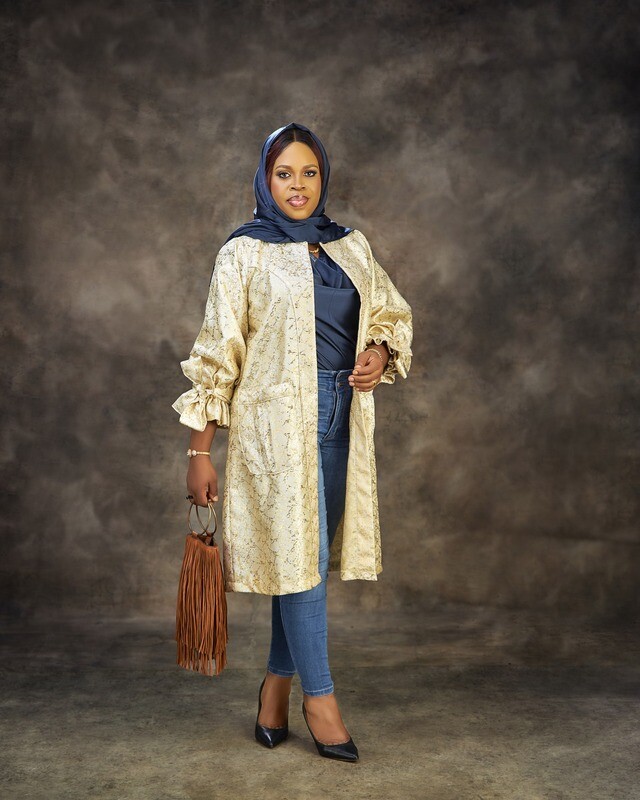 KATRINA Jacket In Gold Cream