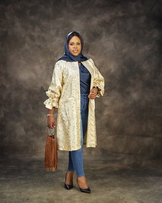 KATRINA Jacket In Gold Cream