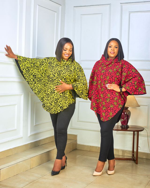 MELINDA African Print Cape