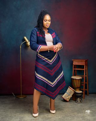 TAMI V-Cut Skirt X Crop Jacket/ Basic Top