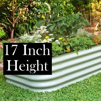 17 Inch Tall Raised Bed Gardens