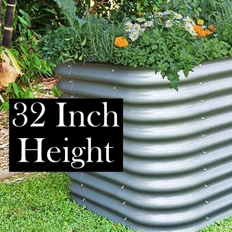 32 Inch Tall Raised Bed Gardens