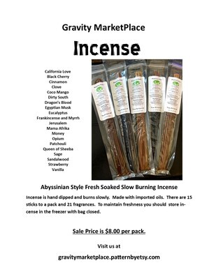 Incense and Accessories