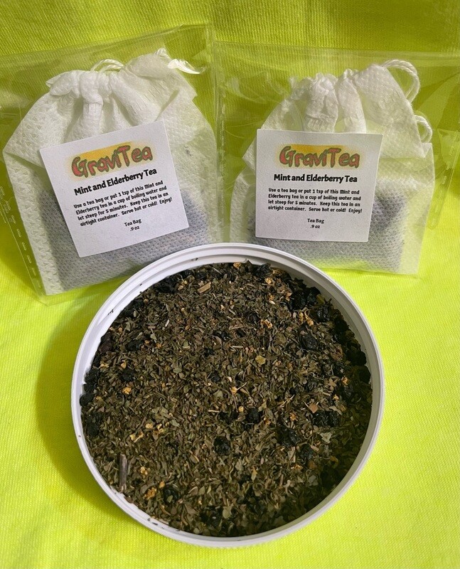 Mint and Elderberry Tea